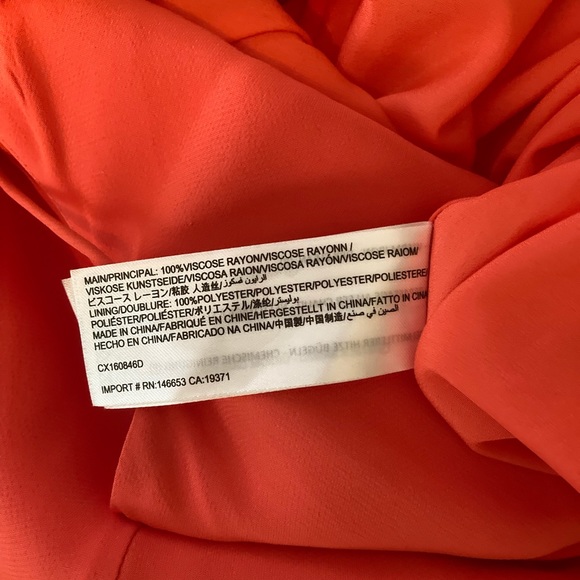 C/MEO Collective Women’s Orange Hang Tight Cowl Neck Slip Dress - Picture 8 of 8